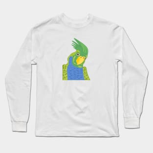 Green parrot Long Sleeve T-Shirt